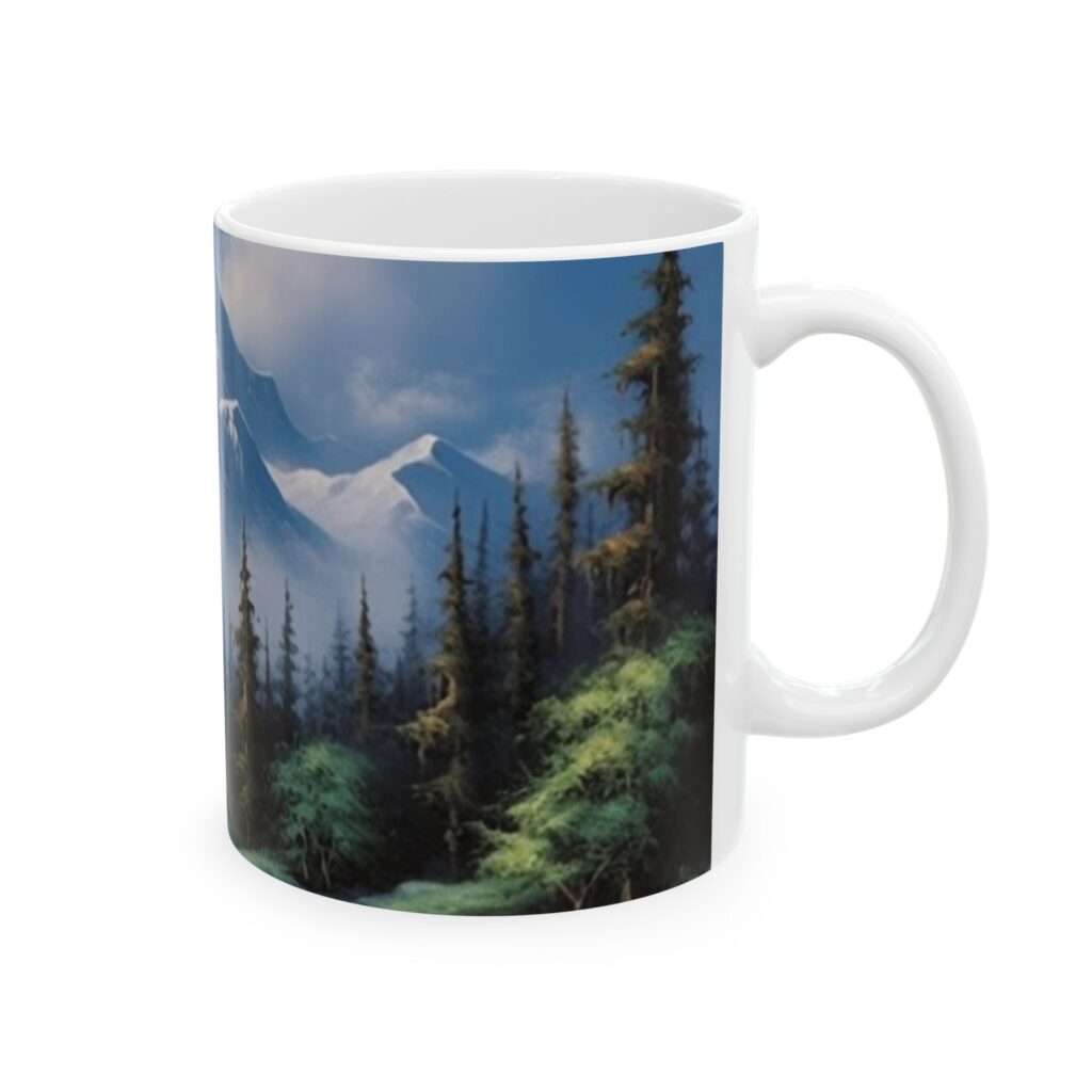 Your Daily Mountain Escape: The Snow-Capped Peaks Coffee Mug
