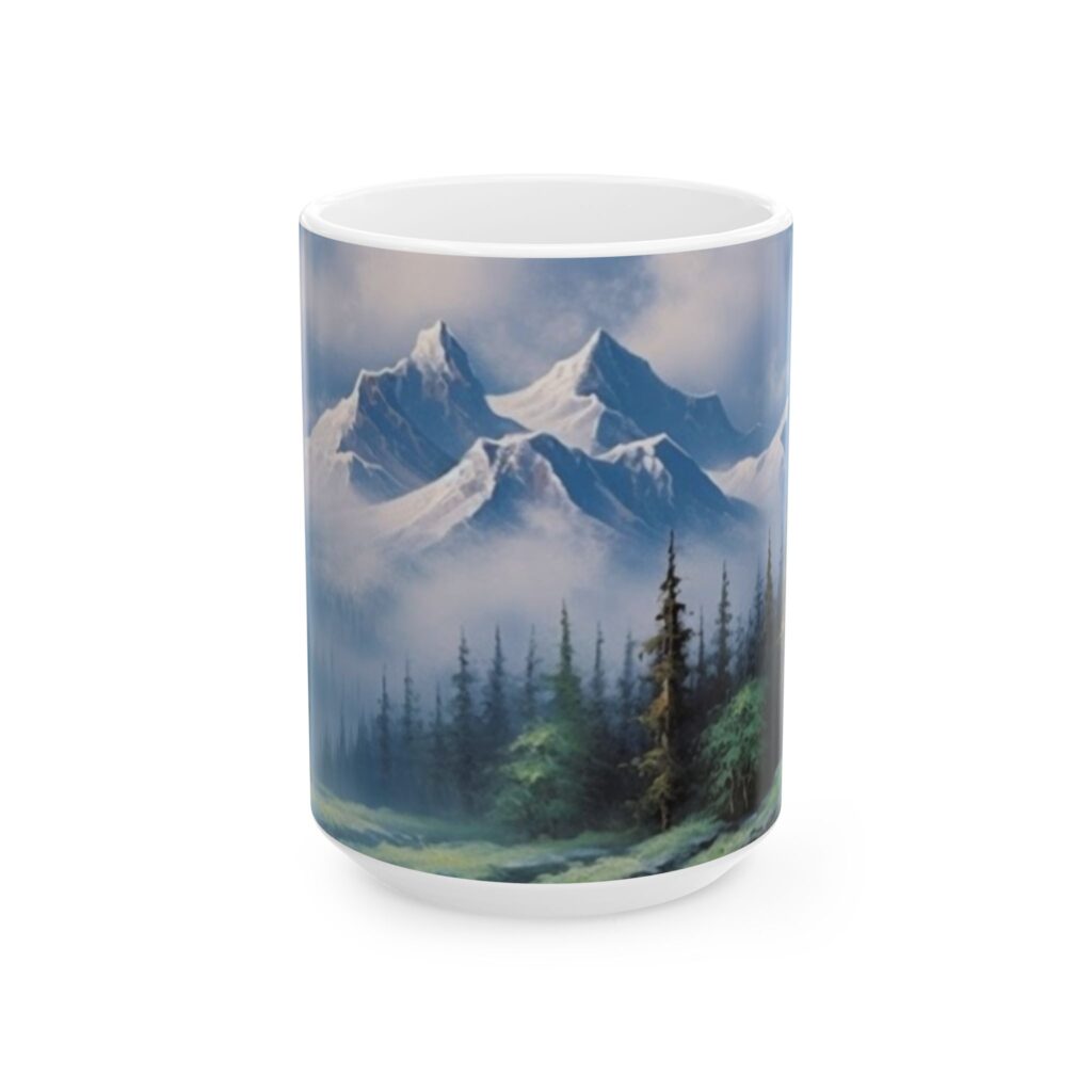 Your Daily Mountain Escape: The Snow-Capped Peaks Coffee Mug