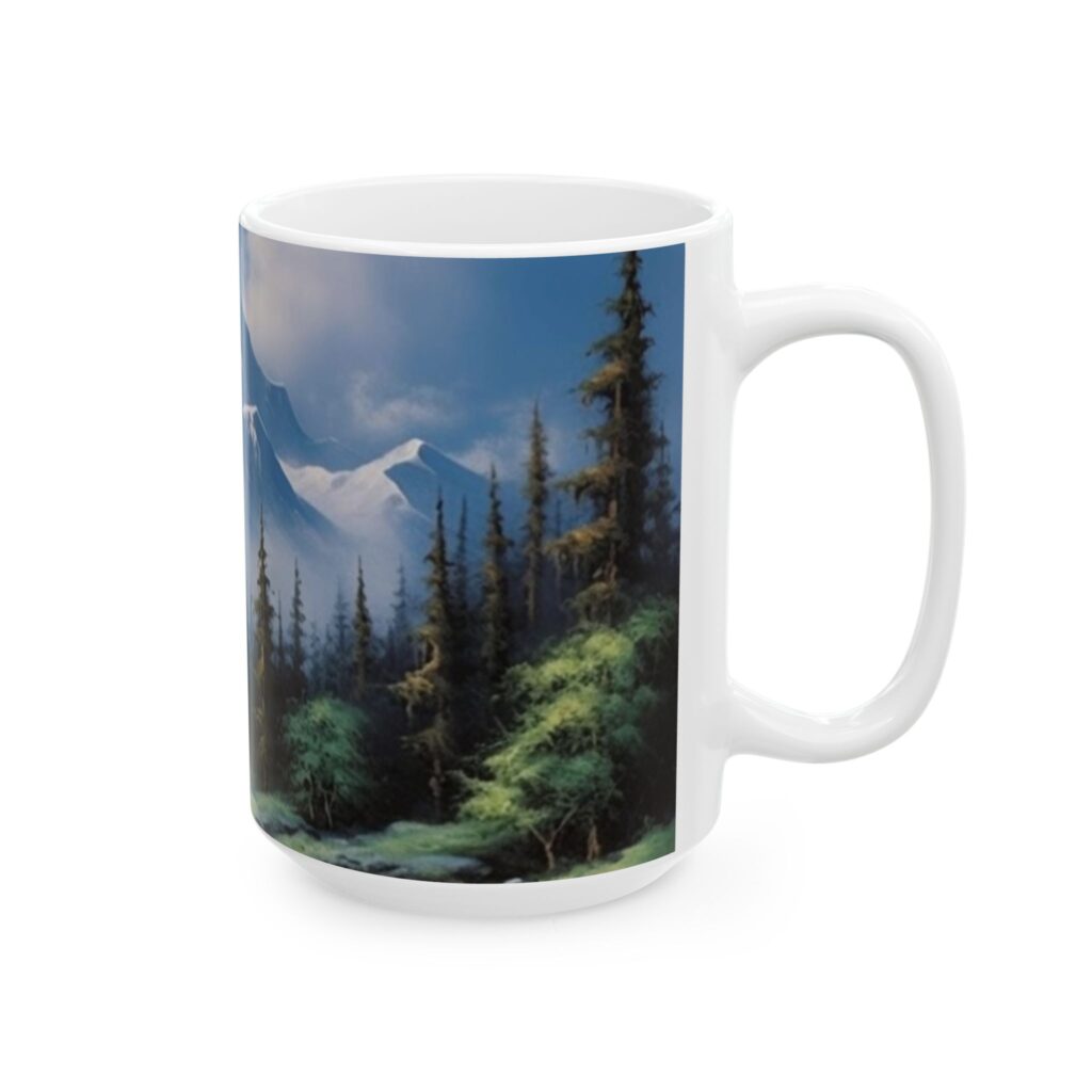 Your Daily Mountain Escape: The Snow-Capped Peaks Coffee Mug