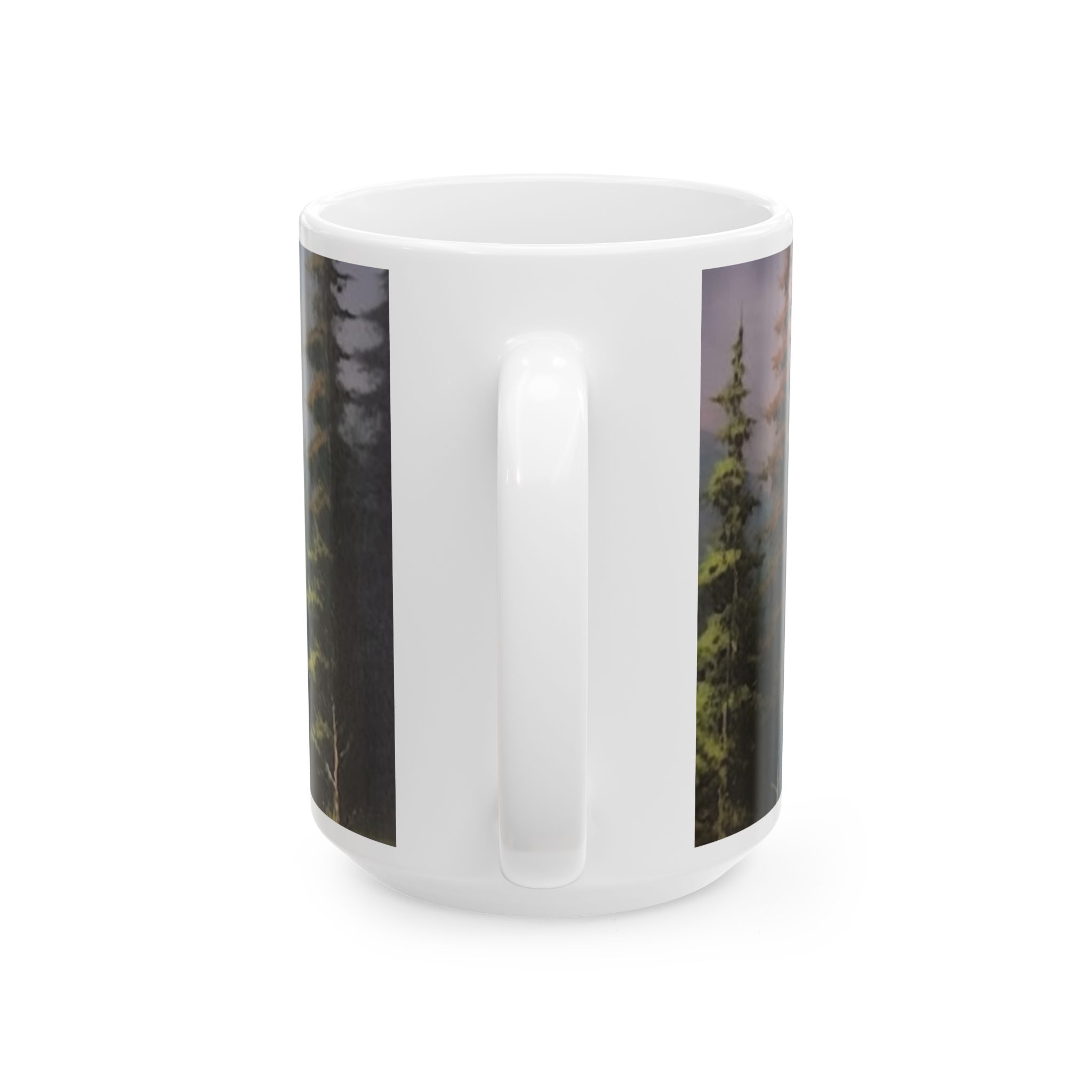 Mountainscape ceramic mug for daily coffee & tea - image 8