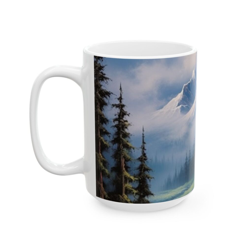 Your Daily Mountain Escape: The Snow-Capped Peaks Coffee Mug
