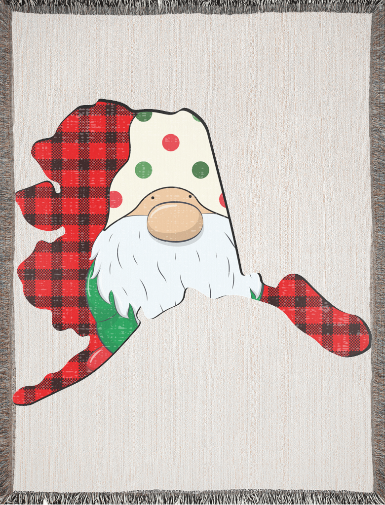 Alaska Gnome Holiday Blanket 3 Alaska gnome holiday blanket