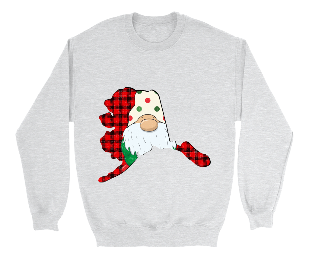 Alaska Gnome Red Plaid Sweatshirt 2 Alaska gnome red plaid sweatshirt