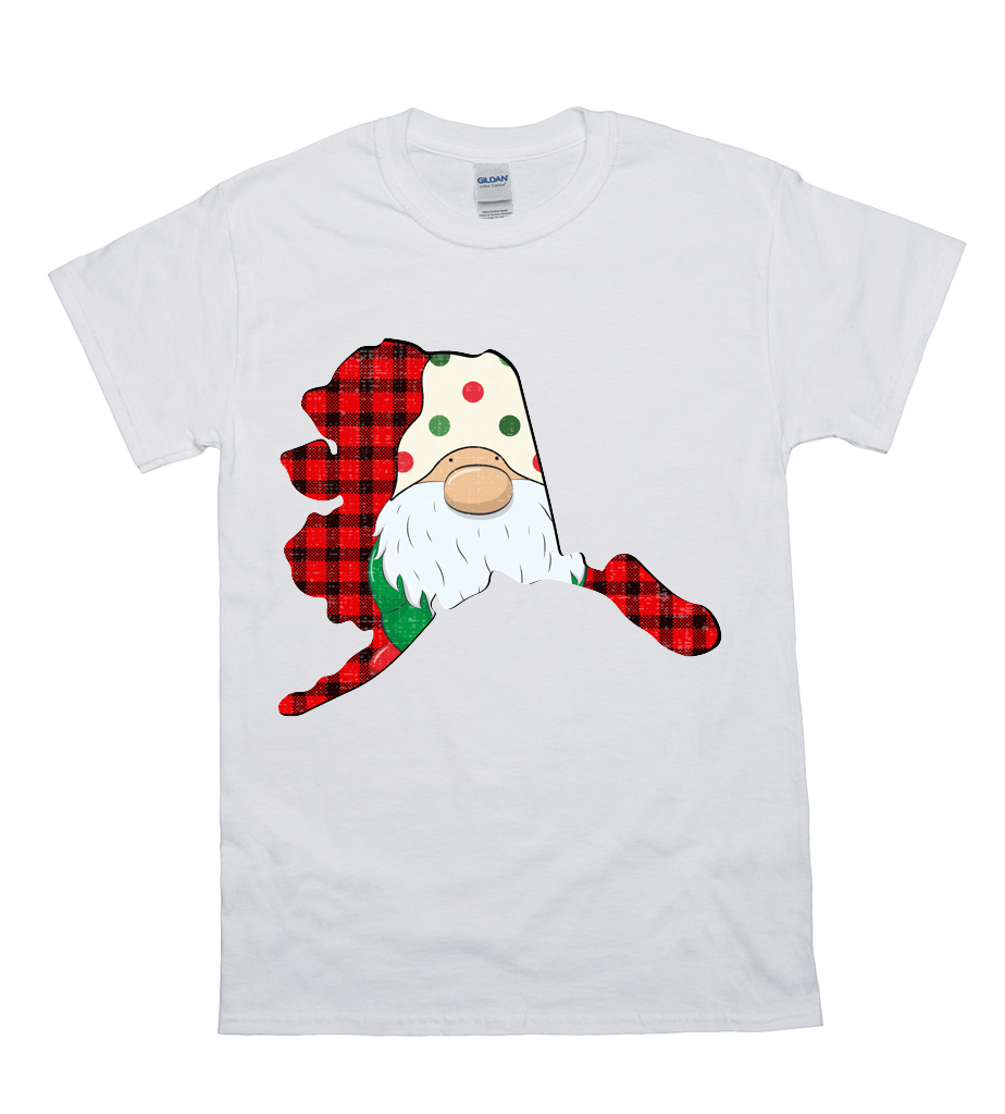 Alaska Gnome Red Plaid T-Shirt