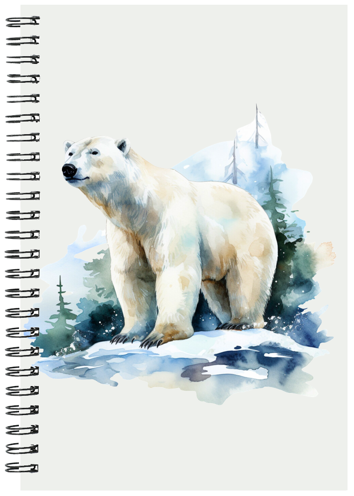 Arctic Majesty Polar Bear Notebook 1 Arctic majesty polar bear notebook