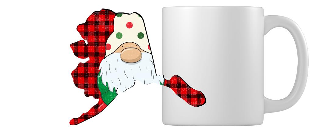 Alaska Gnome Christmas Coffee Mug